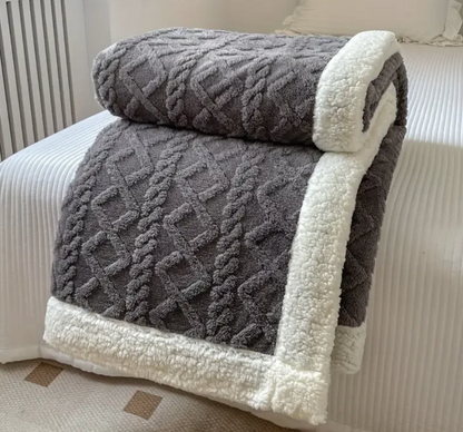 All-Season Sherpa Plush Throw Blanket™