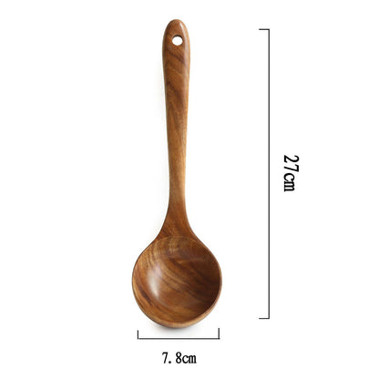 Teak Wooden Utensil Set