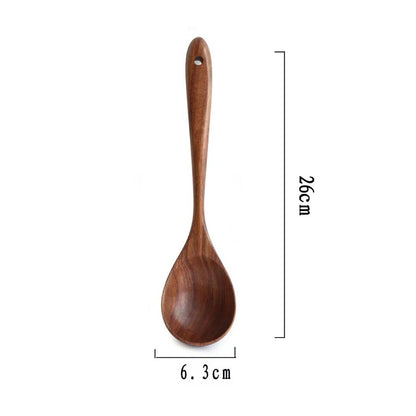 Teak Wooden Utensil Set